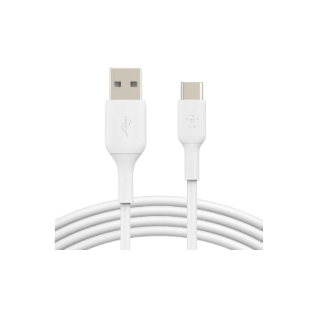 Belkin BoostCharge - Cable USB - 24 pin USB-C (M) a USB (M) - 2 m - blanco