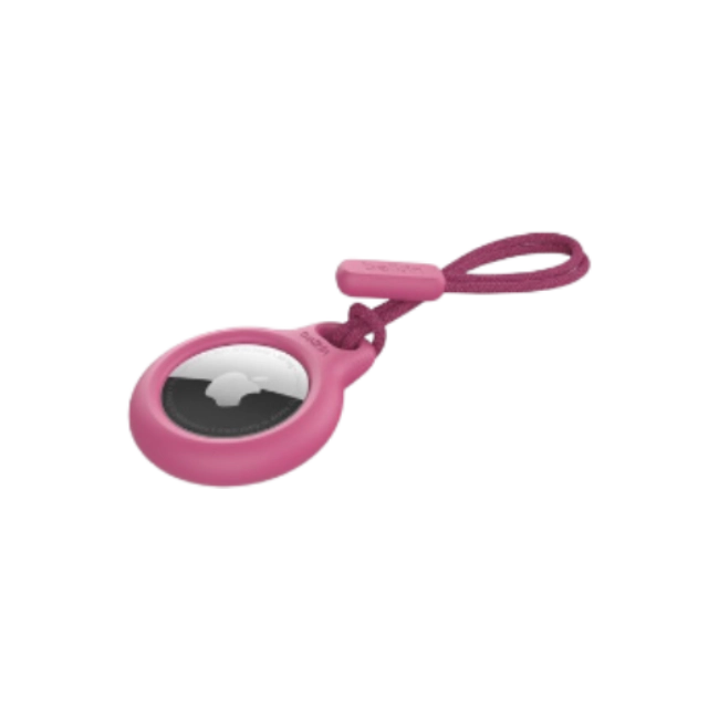 Belkin - Soporte de seguridad para etiqueta Bluetooth antipérdida - rosa - para Apple AirTag