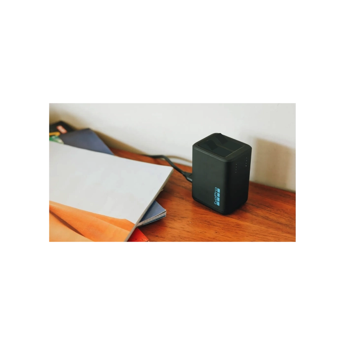Cargador GoPro AEDBD-201 de Bateria Dual Para Camara Hero13 Black