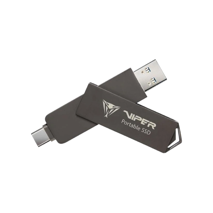HD SOLIDO EXTERNO 512GB PATRIOT PVP30 DUO COMPACT USB 3.2 GEN 2 TIPO C/A 1000 MB/S LECTURA 1000 MB/S PVP30512G28UDG