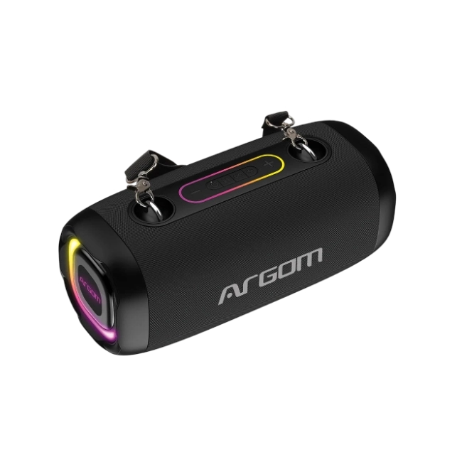 Bocina Argom ARG-SP-3141BK Altavoz Bluetooth Inalambrico Premium Radyon X41 con Luces LED