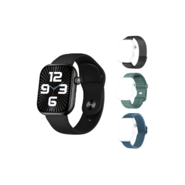 SKEIWATCH ARGOM S40 NEGRO - PANTALLA TFT 2.01", 4 CORREAS, IP67