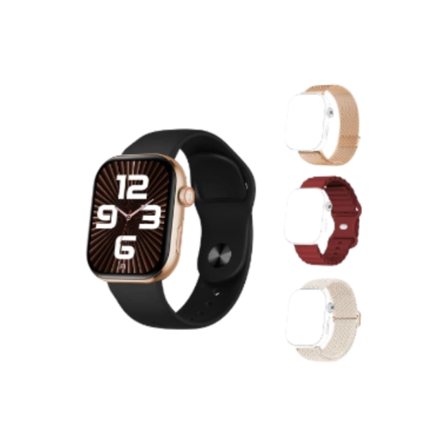 SKEIWATCH ARGOM S40 ROSE GOLD - PANTALLA TFT 2.01", 4 CORREAS, RESISTENCIA IP67-1
