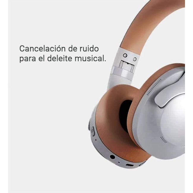 Headset Bianco Inalambrico BI-BT048A-ANC Color Cafe