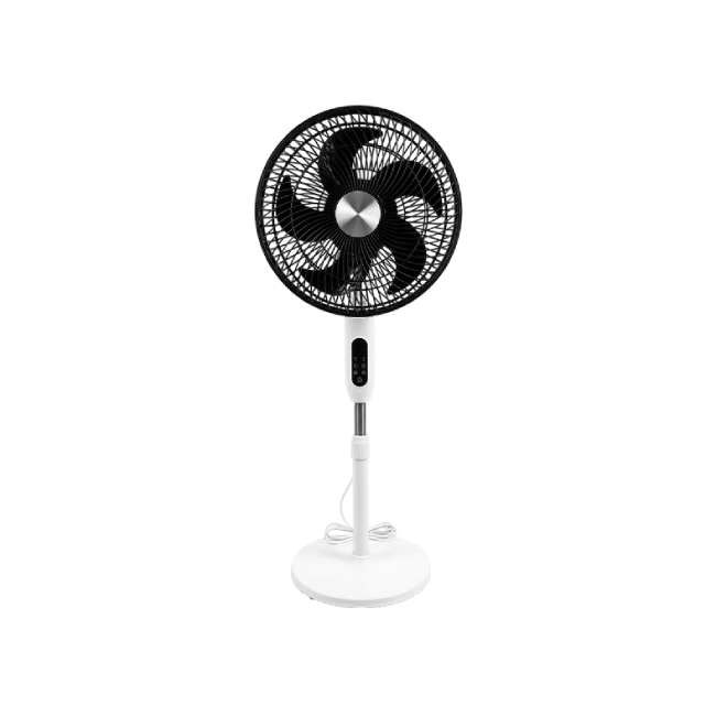 Ventilador Bianco BNC-AV23G-BKWH Tripode Giratorio con Control Remoto y Temporizador