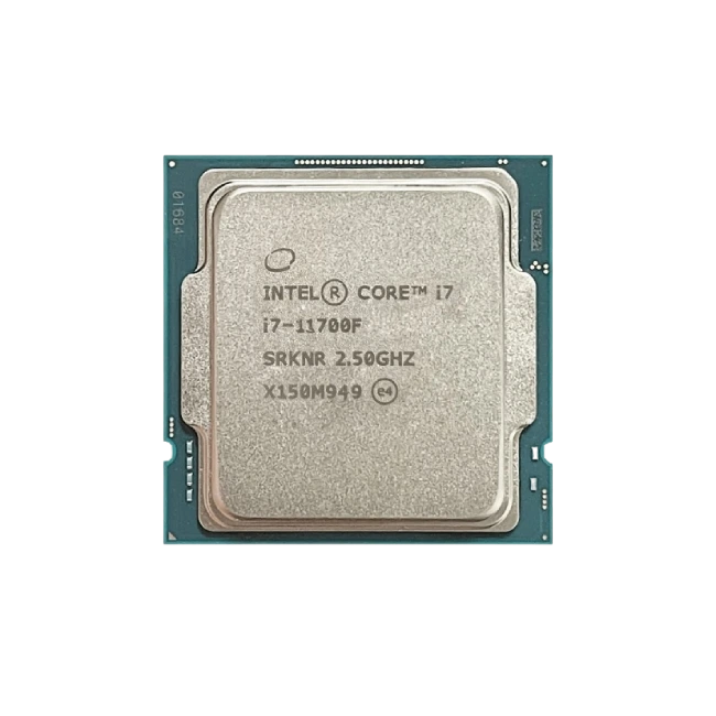 Procesador Intel Core i7-11700F Generacion 11 2.5 GHz 8 nucleos 16 hilos 16 MB cache LGA1200 Socket