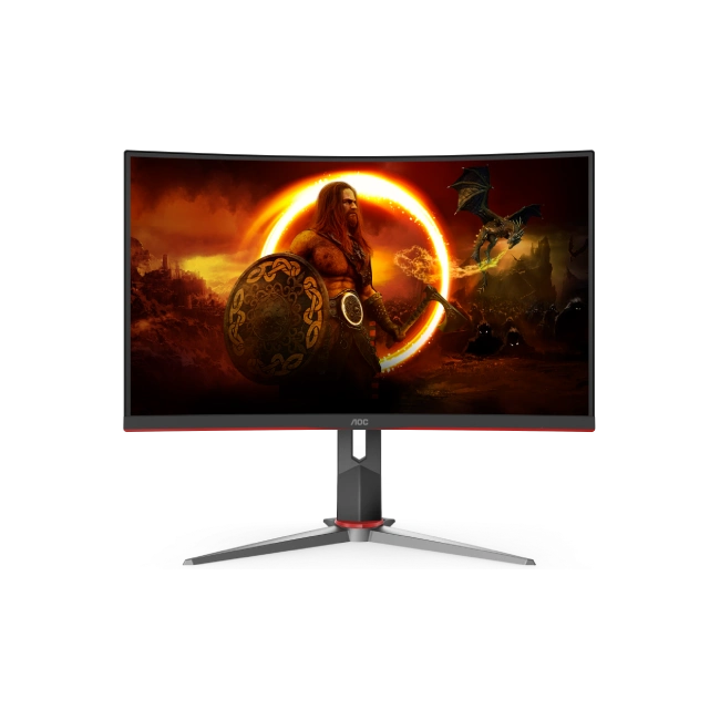 Monitor 32" AOC C32G2 Wled (1920 X 1080) 165Hz 1Ms Full Hd Hdmi Display Port Vga Freesync Curvo