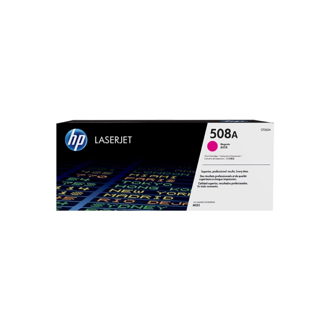 HP 508A MAGENTA LASERJET TONER