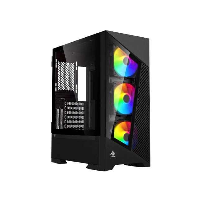 Case Eagle Warrior CG10AJRA001C MID Tower 3 Ventiladores con Vidrio Frontal y Lateral