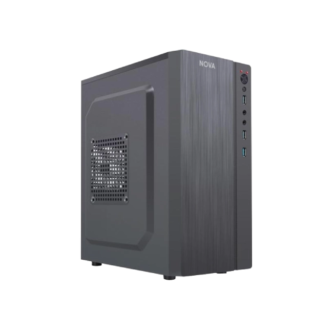 CASE NOVA CM05KTRA006C MINI TOWER SIN VENTILACIÓN INCLUIDA CON PANEL LATERAL Y CON FUENTE DE PODER PE600RNF013C