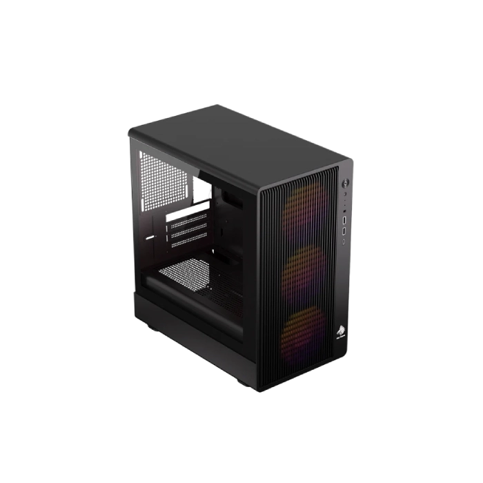 CASE RGB EAGLE WARRIOR CG01AMRA001C MID TOWER VENTILADORES 3 DE 120MM CON VIDRIO LATERAL Y MALLA FRONTAL