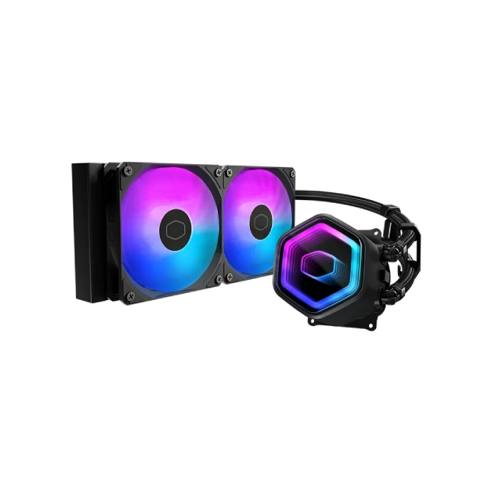 ENFRIAMIENTO LIQUIDO RGB COOLER MASTER MASTERLIQUID 240 CORE II LGA1851/AM5 2X120MM SLEEVE MLW-D24M-A18PA-R1