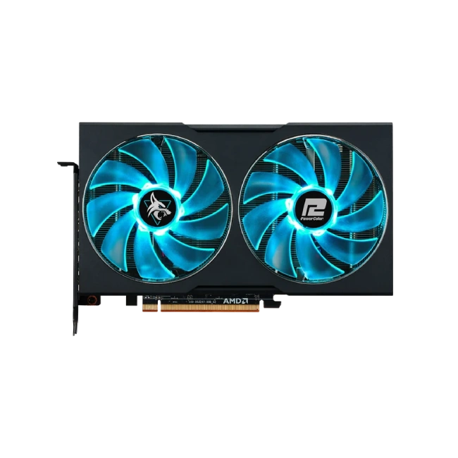 TARJETA DE VIDEO POWERCOLOR HELLHOUND RADEON RX 7600 8GB GDDR6 2280 MHZ  RX7600 8G-L/OC-1