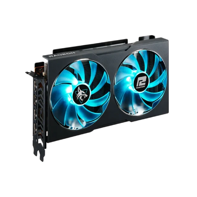 TARJETA DE VIDEO POWERCOLOR HELLHOUND RADEON RX 7600 8GB GDDR6 2280 MHZ  RX7600 8G-L/OC-2