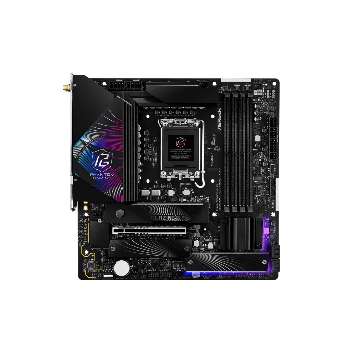 TARJETA MADRE ASROCK Z890M RIPTIDE WIFI LGA1851 MICRO ATX DDR5 MB-Z890MRIPWIFI