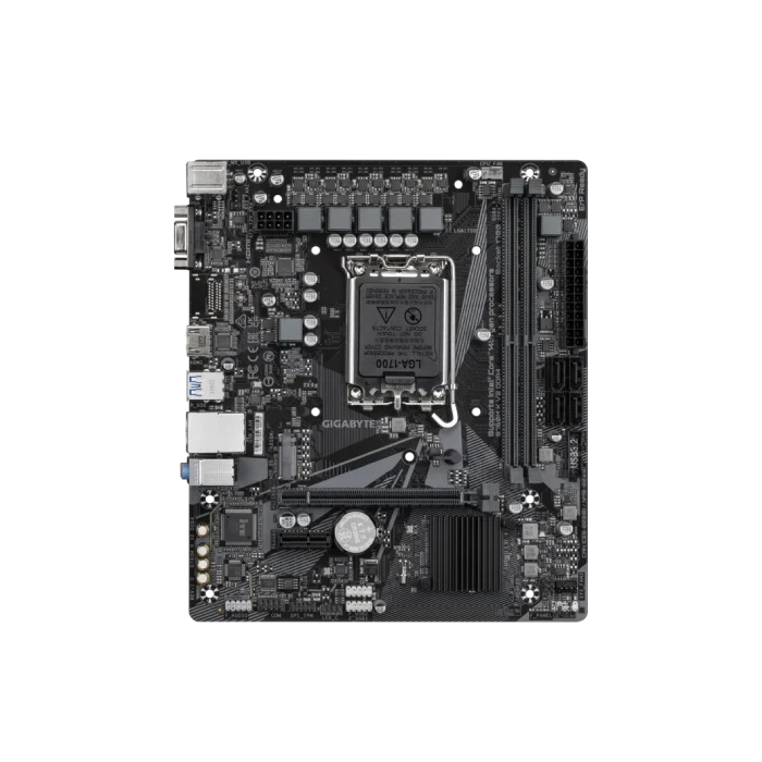 TARJETA MADRE GIGABYTE B760M K V2 DDR4 LGA1700 MICRO ATX NEGRO