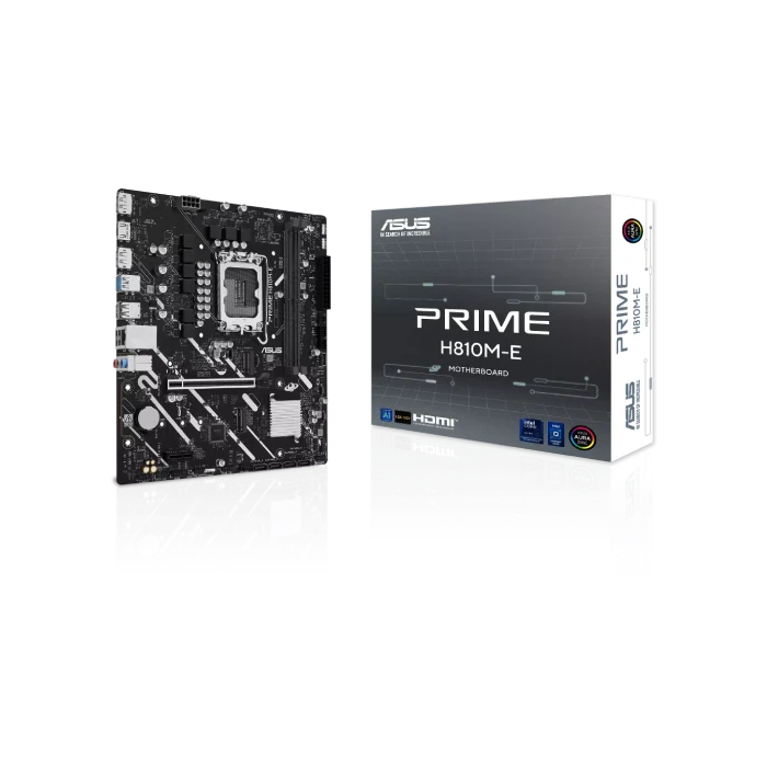 TARJETA MADRE ASUS PRIME H810M-E LGA1851 MICRO ATX DDR5 90MB1N20-M0EAY0 NEGRO/BLANCO