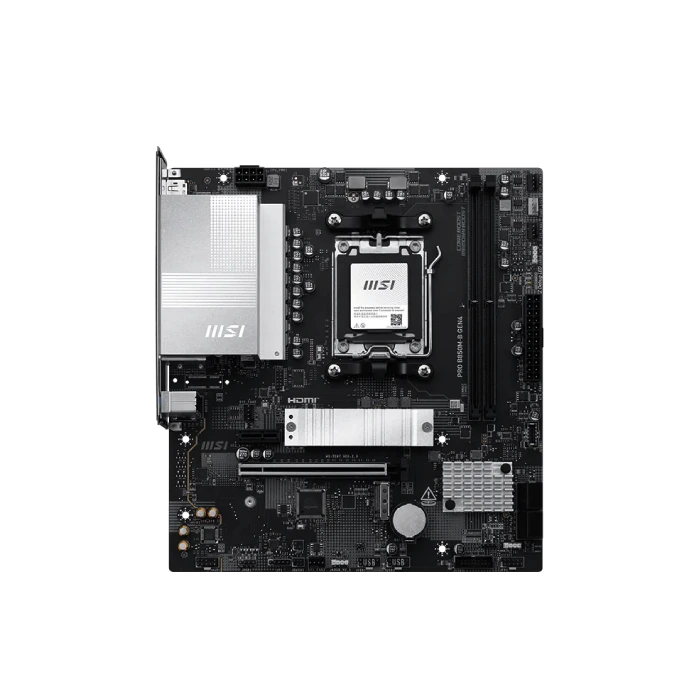 TARJETA MADRE MSI PRO B850M-B GEN4 M5 MATX DDR5 911-7E87-003 NEGRO/BLANCO