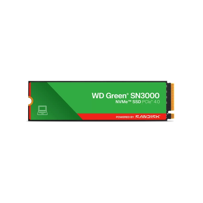 Western Digital WD Green SN3000 - Internal hard drive - 1 TB - M.2 2280 - Solid state drive-1