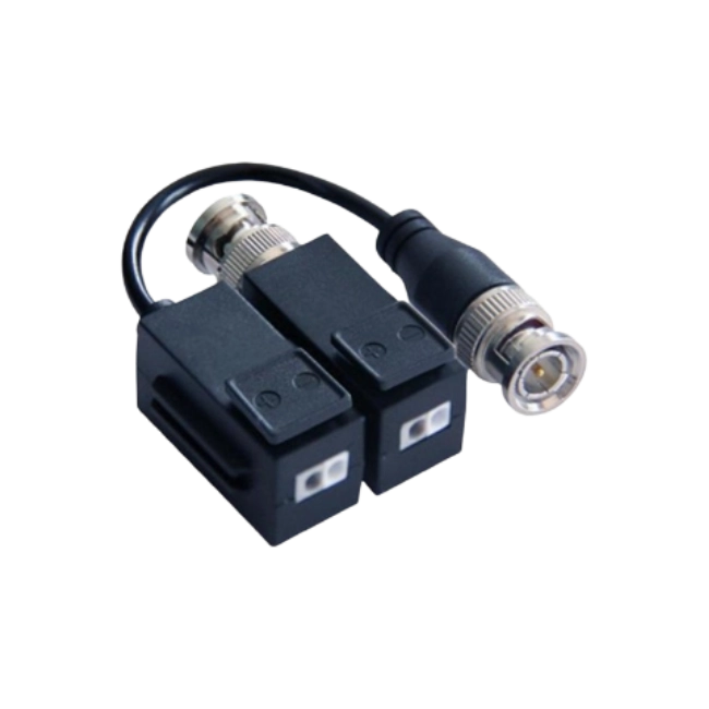 Cable Balun Trasmissor De Señal Hikvision 1/2/3/4/5/8Mp, Hd-Tvi/Ahd/Cvi/Cvbs Audio Over Coxialds-1H18S/E-2