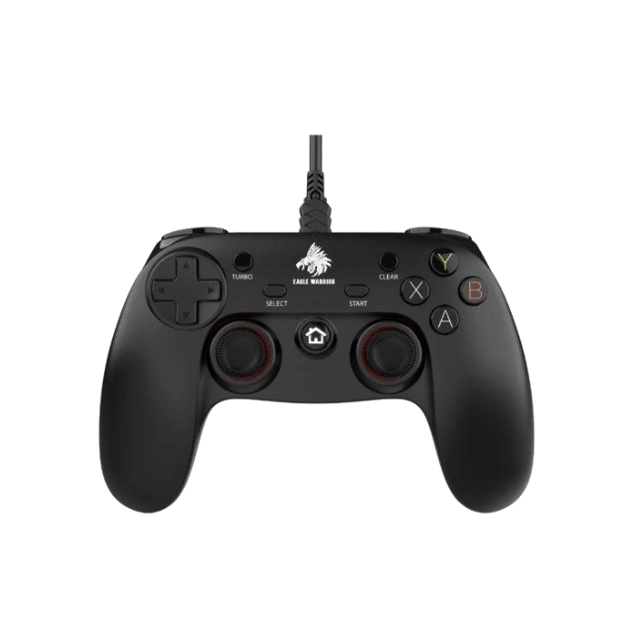 GAME PAD EAGLE WARRIOR EG-C1059T COMPATIBLE CON ANDROID / PC / PS3 Y XBOX ALAMBRICO USB CON XINPUT