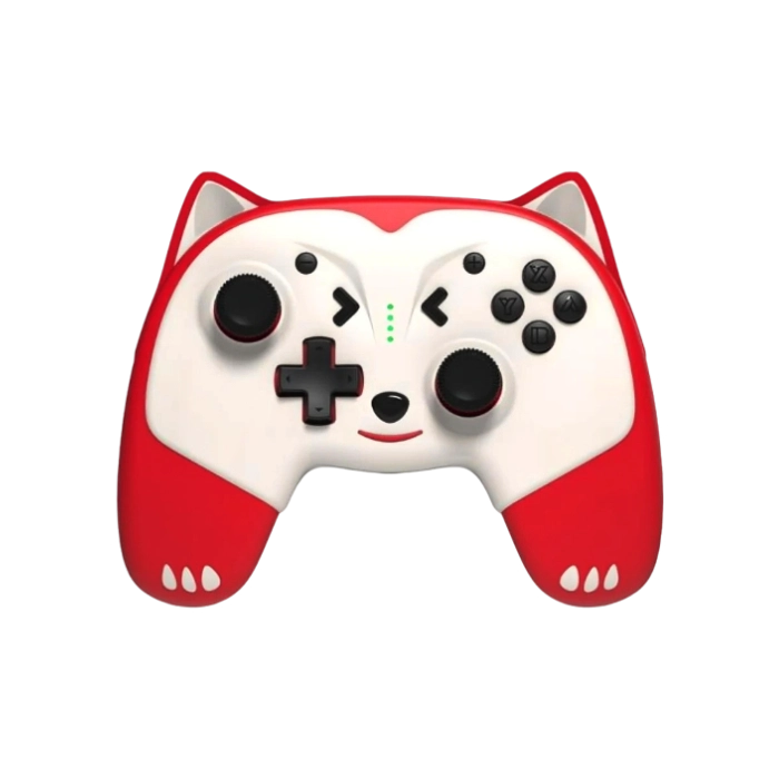 GAME PAD EAGLE WARRIOR EG09B COMPATIBLE CON NINTENDO SWITCH INALAMBRICO BLUETOOTH ROJO
