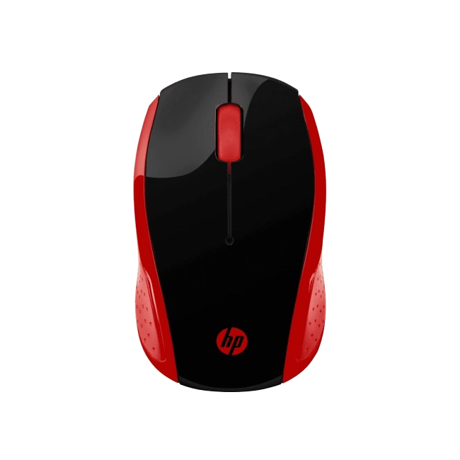 HP - Cordless Optical Mouse - Mouse - Wireless - Devil red - 200 Emprs-1