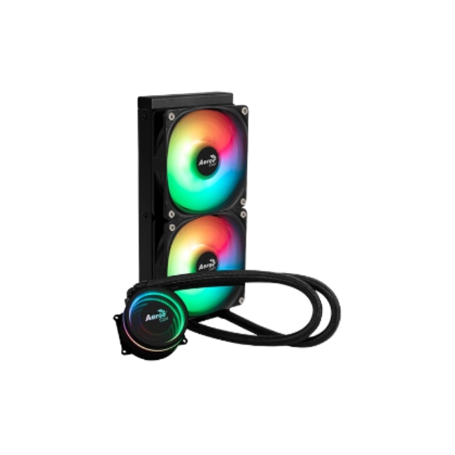 Enfriamiento Liquido RGB Aerocool Oasis L240 BK AIO 240mm ACLA-OA24117.11 Negro
