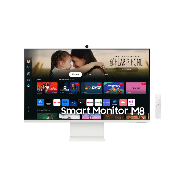 MONITOR SAMSUNG 32" FLAT SMART 4K M80D-1
