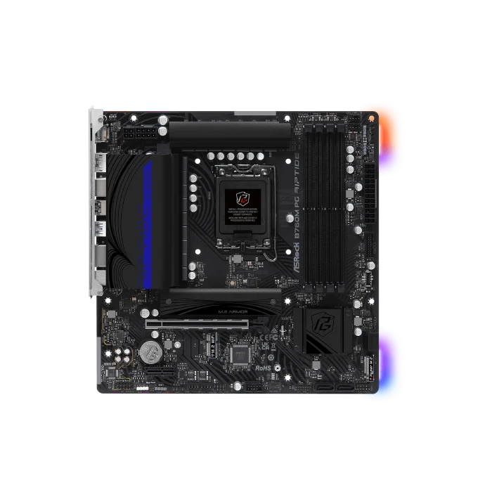 TARJETA MADRE ASROCK B760M PG RIPTIDE WIFI LGA1700 MICRO-ATX DDR5 MB-B760MPGRIPW
