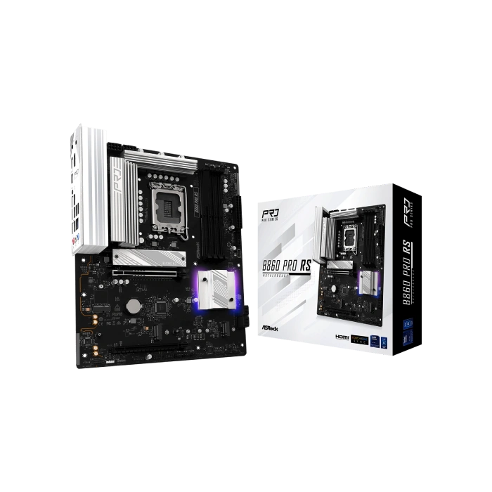 TARJETA MADRE ASROCK B860 PRO RS WIFI LGA1851 ATX DDR5 MB-B860 PRORSW