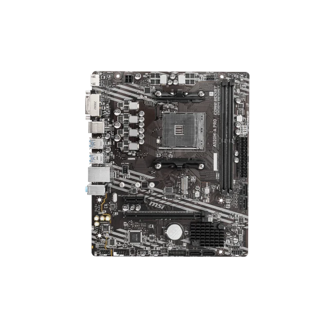 MSI - Motherboard - A520M PRO DDR4 2DIMM AM4  VGA-