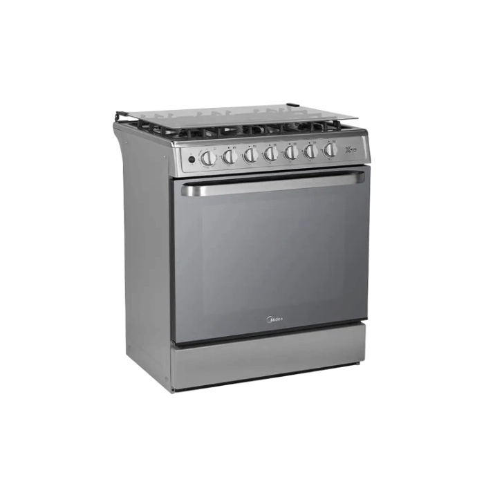 Estufa Midea MGS30FS1LIFSSF-CA A Ga 30" 6 Quemadores Acero Inox