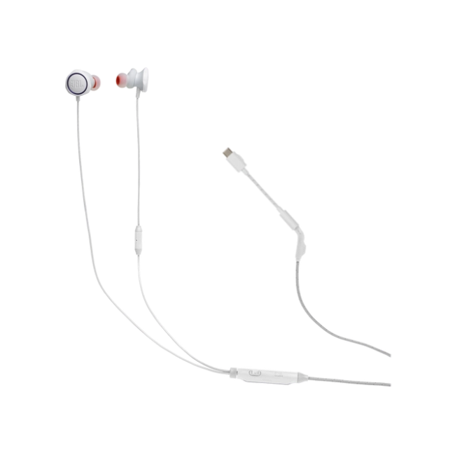 JBL - Headphones - Gaming Quantum 50 C White