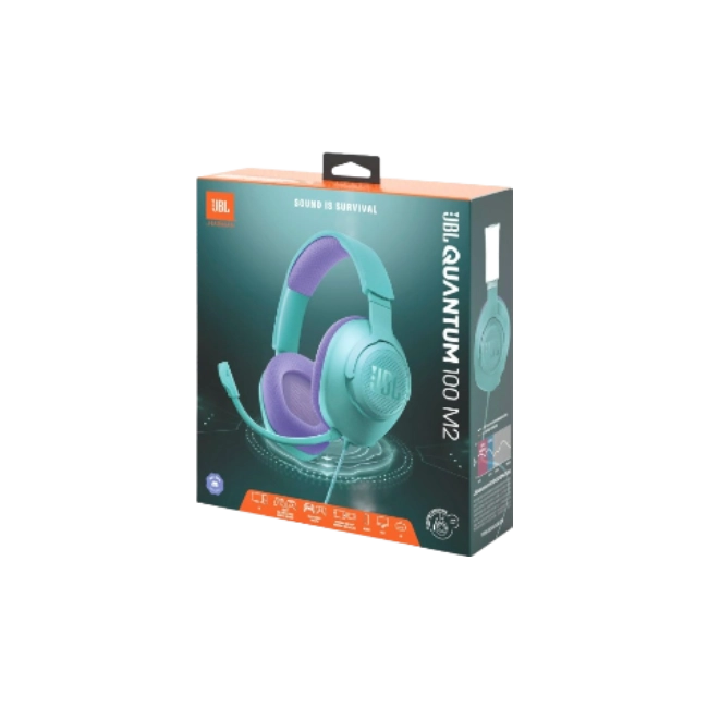 JBL Quantum - Headphones - Wireless - JBLQTUM100M2CYNAM-5
