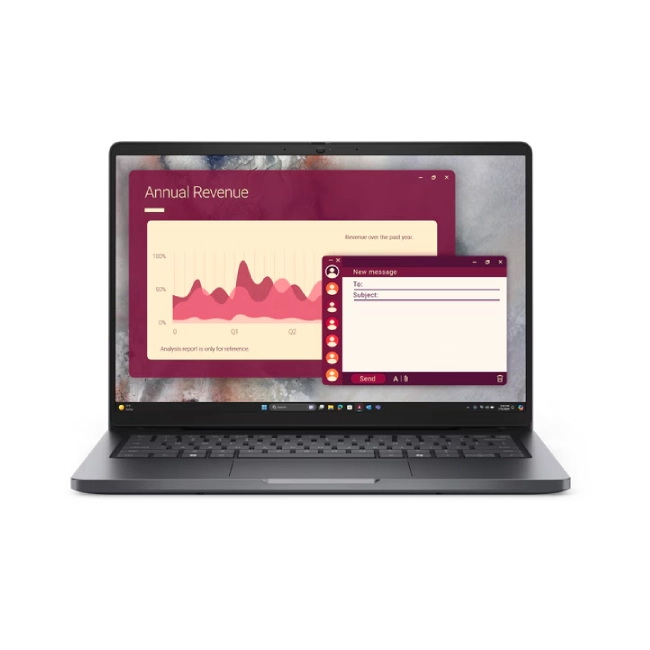 Dell Pro - Notebook - 14" - AMD Ryzen 5 Pro 340 / 4.8 GHz - 16 GB - DDR5 SDRAM - 512 GB SSD - AMD Radeon-1
