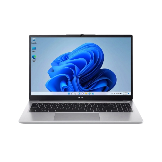 Acer A3 - Notebook - 15.6" - AMD Ryzen 7 5825U  / 2.0 GHz - DDR4 SDRAM - 16 GB - 512 GB SSD - AMD Radeon Graphics - Windows 11 Home - Silver - Spanish - 1-year warranty
