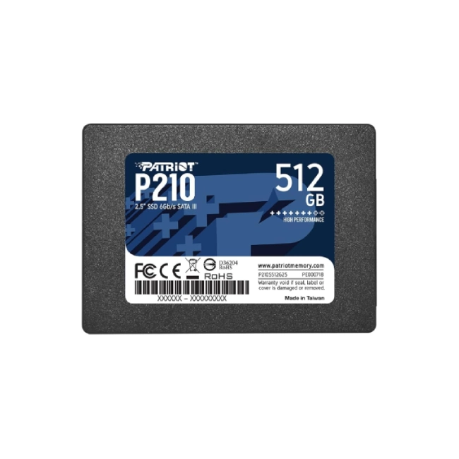 PATRIOT SSD P210 512GB SATA 3 2.5 SSD