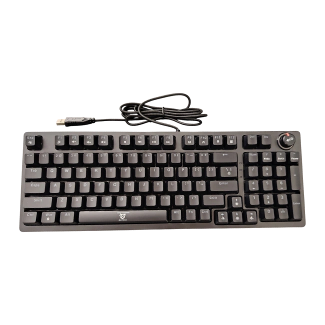 Teclado Gaming Quimera USB Mecanico QM-HY-100BK Color Negro-5