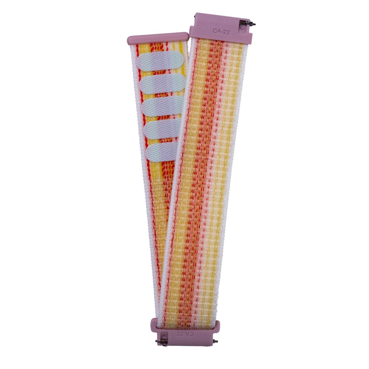 Pulsera T7 y T8 velcro rosa tonos claros blancos