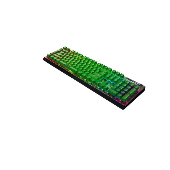 Teclado Gaming Razer RZ03- 04704100- R3M1 Mecanico con RGB Widow V4 X Color Verde Minecraft