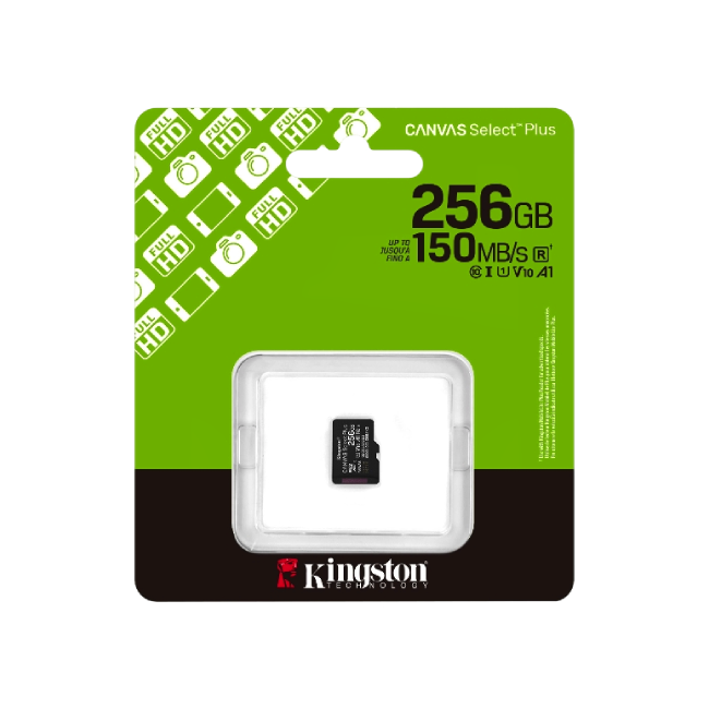 Memoria MicroSDXC Kingston SDCS3/256GB 256GB Clase 10 UHS-I U3 150 MB/S Para Dispositivos y Camaras Android