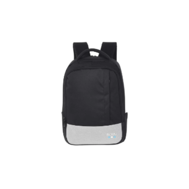 Mochila U2 Negro Gris Claro para Notebooks 15.6"