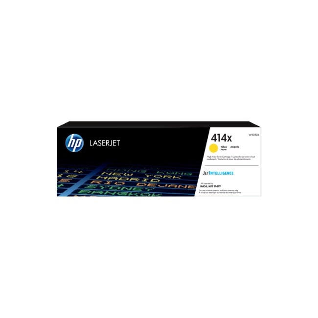 HP 414X Yellow LaserJet Toner Cartridge
