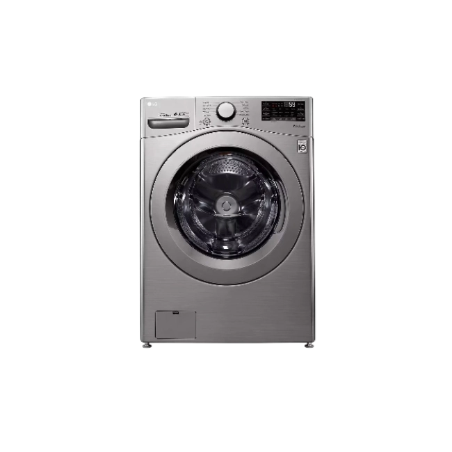 Lavadora Carga Frontal LG WM20VV26W 20 Kg Color Plateado