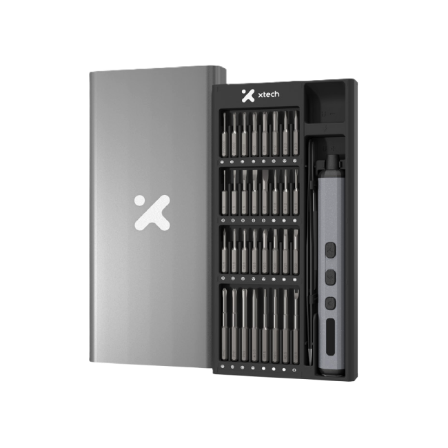 Kit Xtech de Destornillador Electrico de Alta Precisión XTA-821