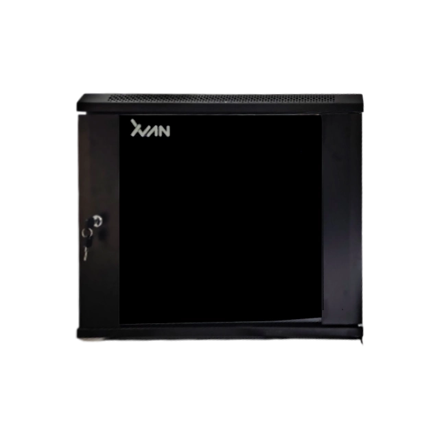 Gabinete de Pared Xvanwere XVA-600U9-BK Color Negro 600X600X9U-4